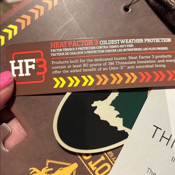 Hot Shot Mossy Oak 3M Thinsulate insulation,odor X,heat factor,earflap,fur/quilt - Picture 10 of 13